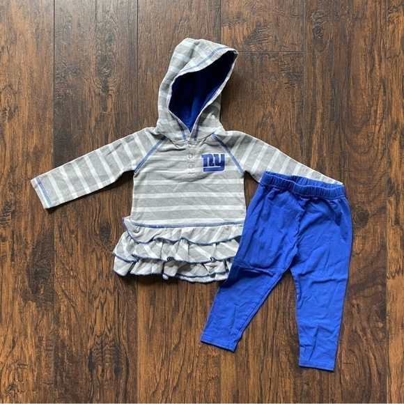 NFL Team Apparel, Giants Girls 2-Piece Set - Picture 1 of 9